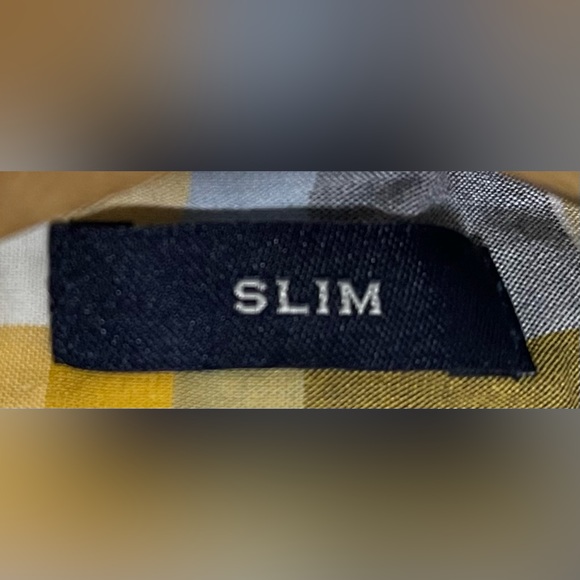 J. Crew Plaid Flex Washed Slim Button Down Size L Chest is 45 in Length 31.5 in - Picture 4 of 8